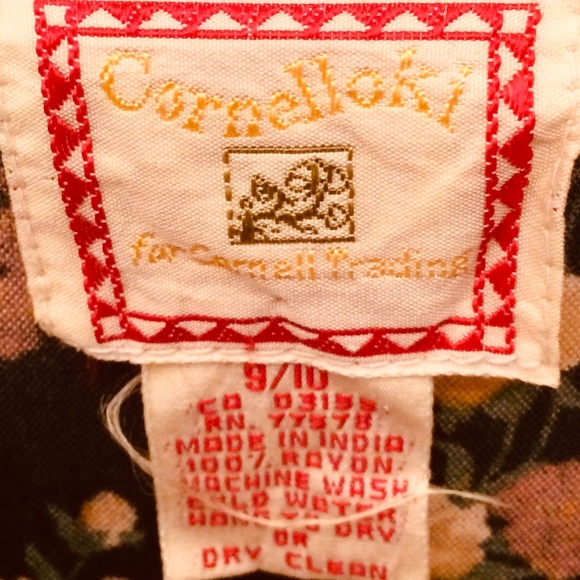 Vintage Girls, oh so pretty, size 10 floral dress - Picture 9 of 9